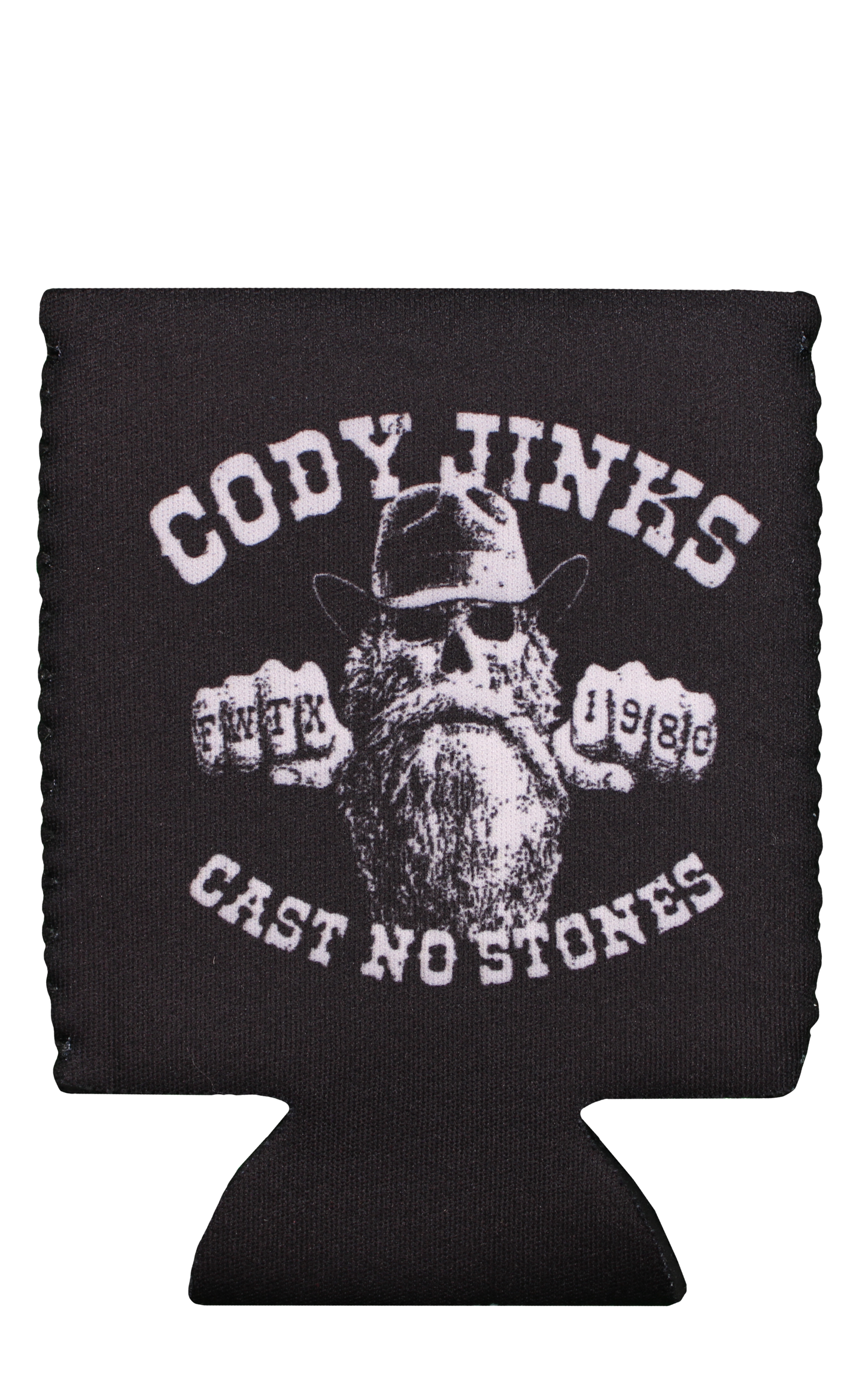 Cast No Stones Koozie