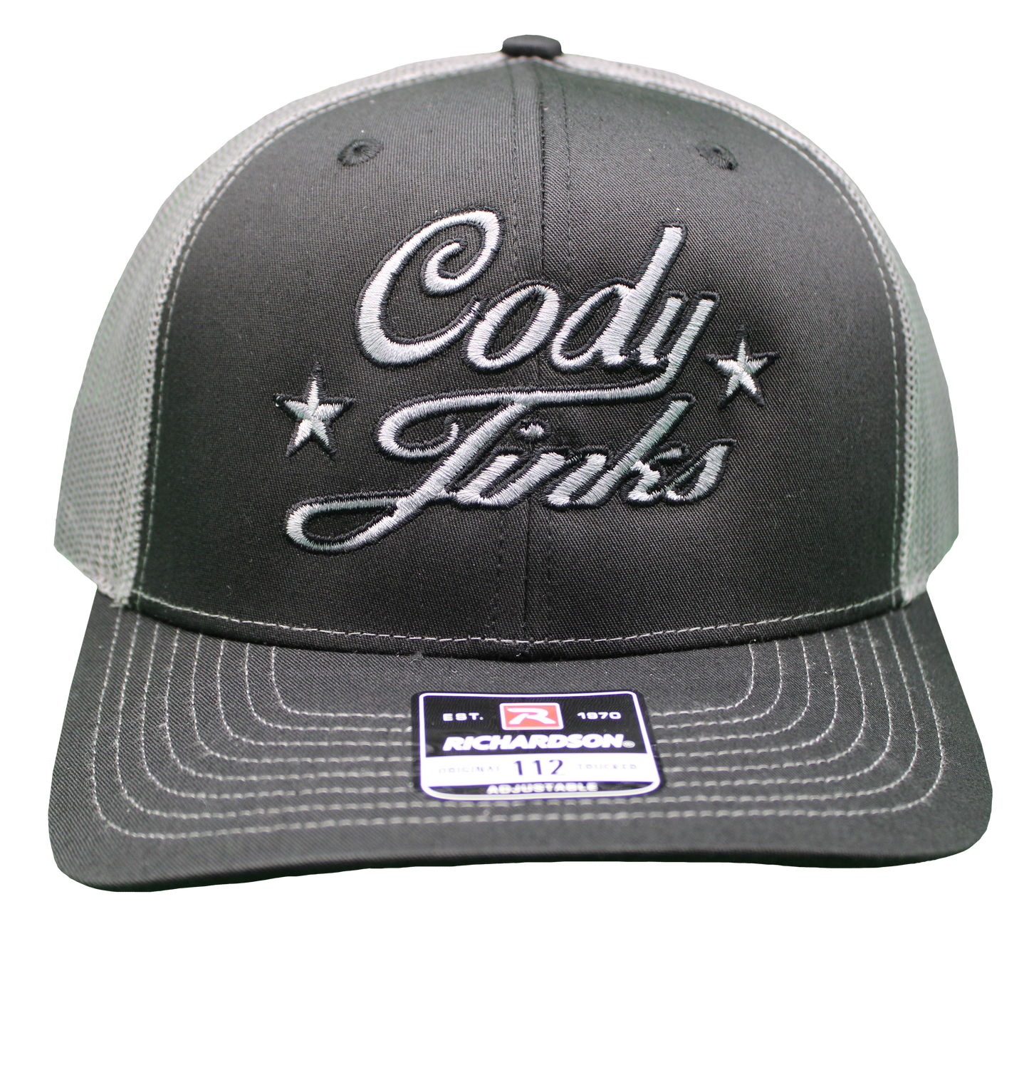 Charcoal/Neon Pink CJ Script Hat