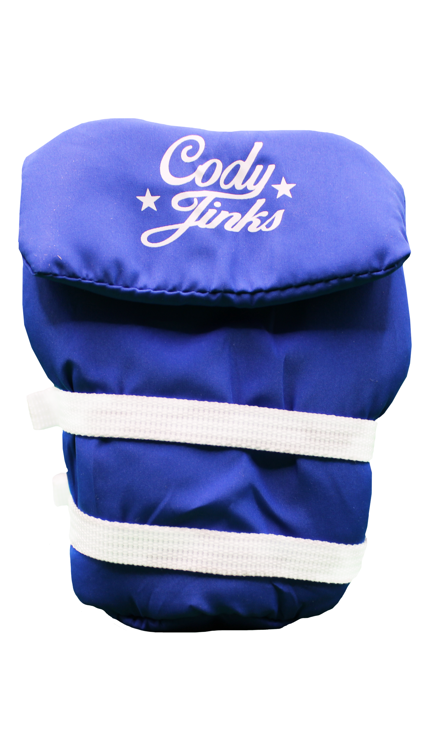Script Royal Vest Can Koozie