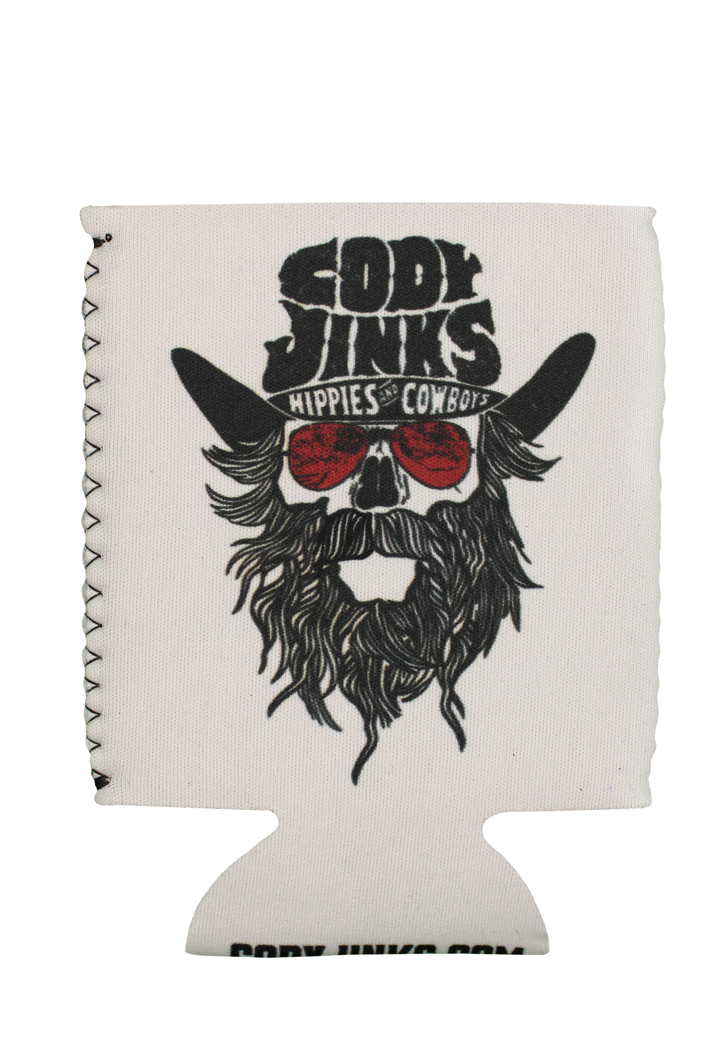 Hippies And Cowboys Beard Koozie