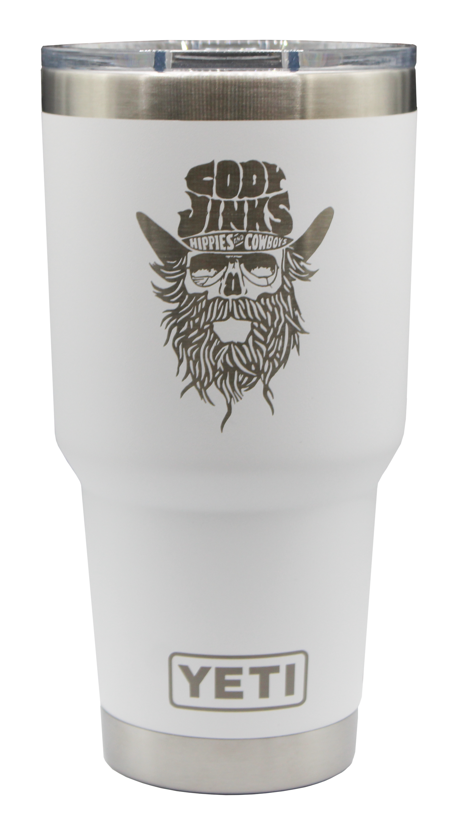 BEARD 30oz White Tumbler