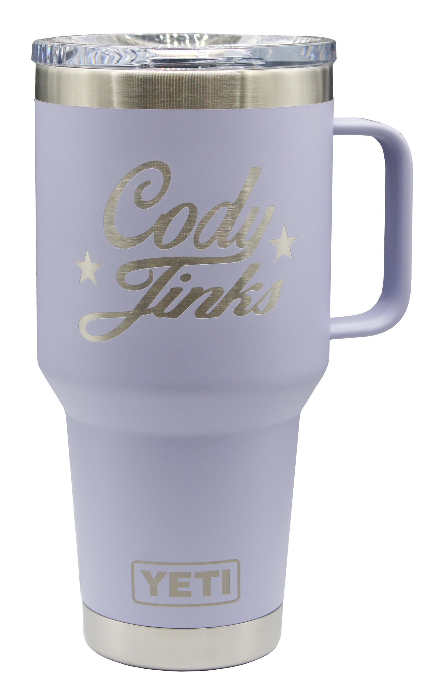 Lilac 30oz Tumbler W/ Handle