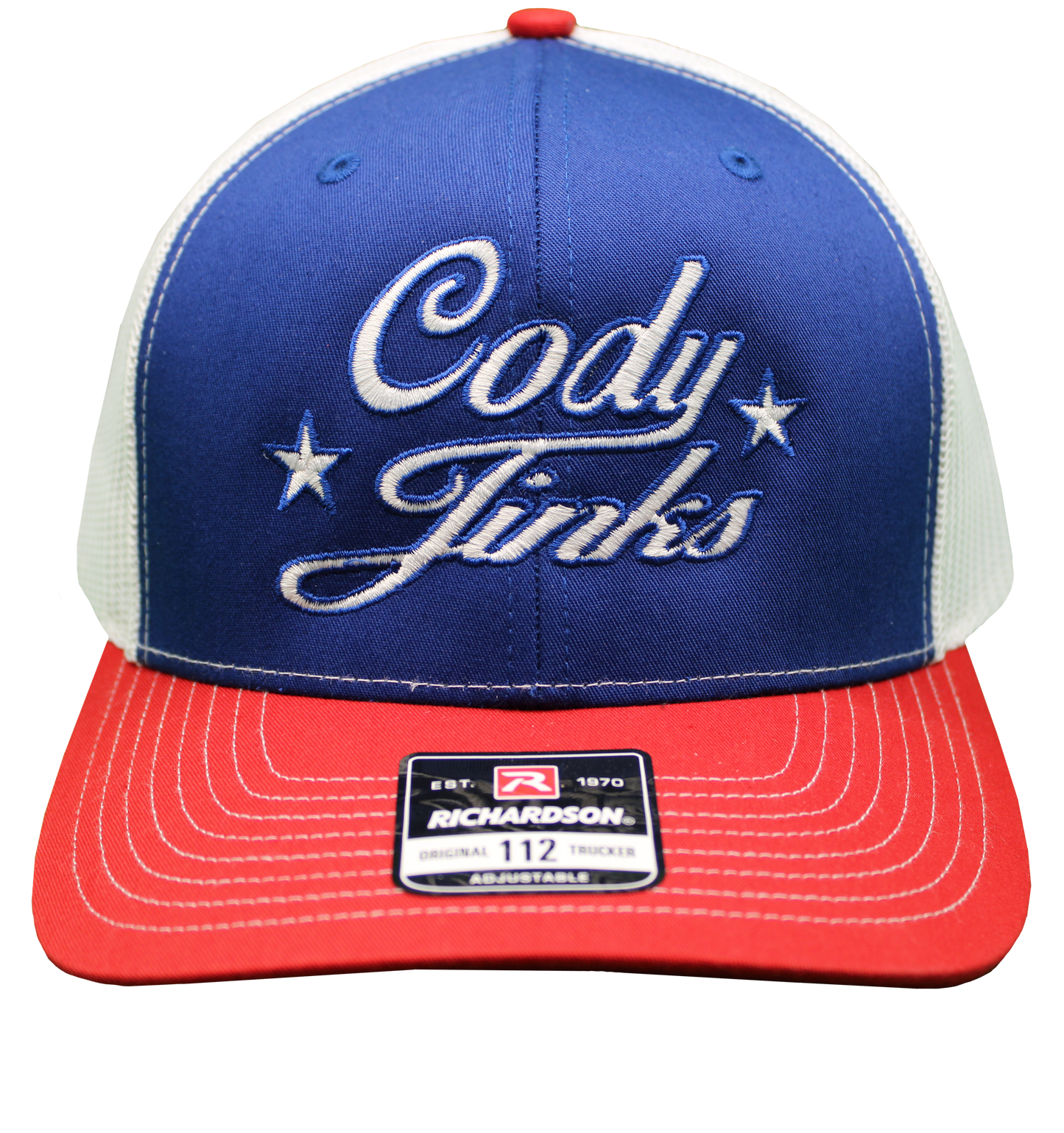 Red, White, & Blue Cody Jinks Script Hat