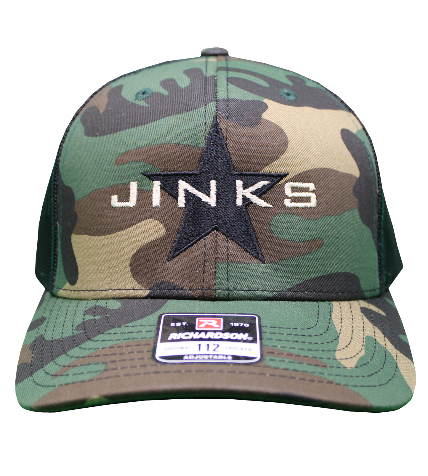 Green Camo Star Patch Hat