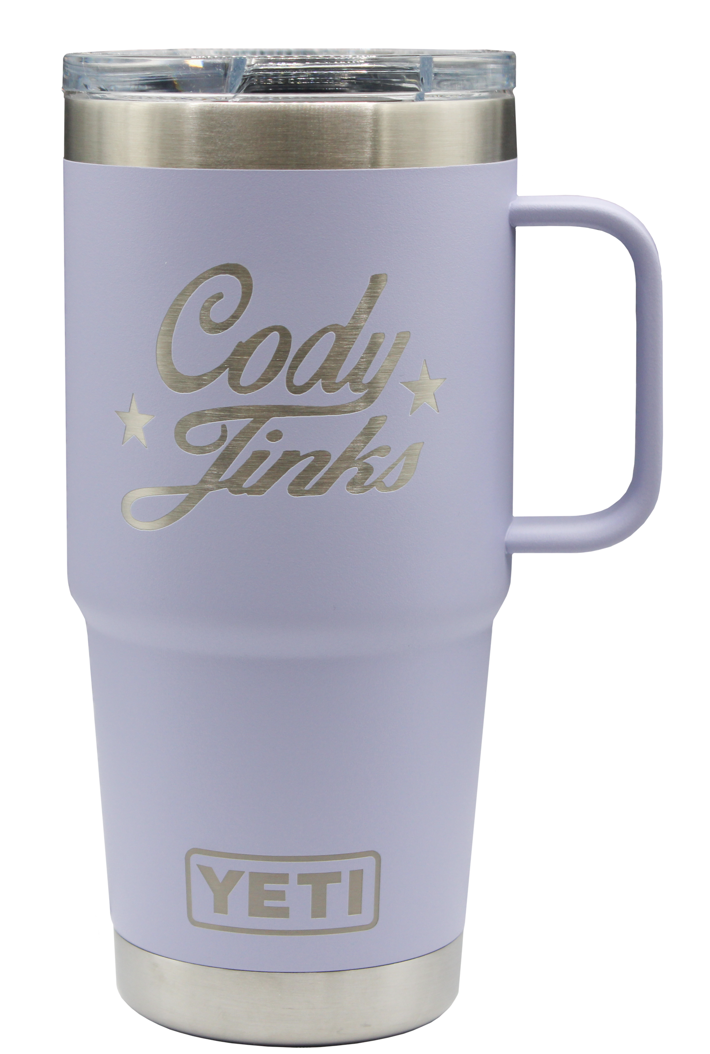 Lilac 20oz Tumbler W/ Handle