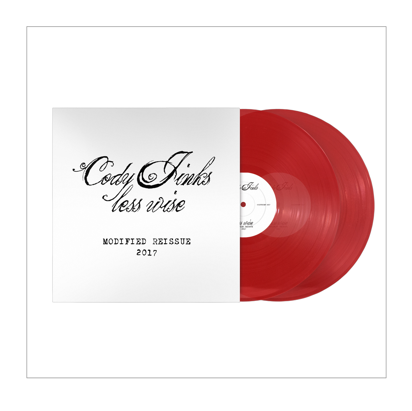 VINYL - Less Wise Modified - 180G "Translucent Red" Vinyl