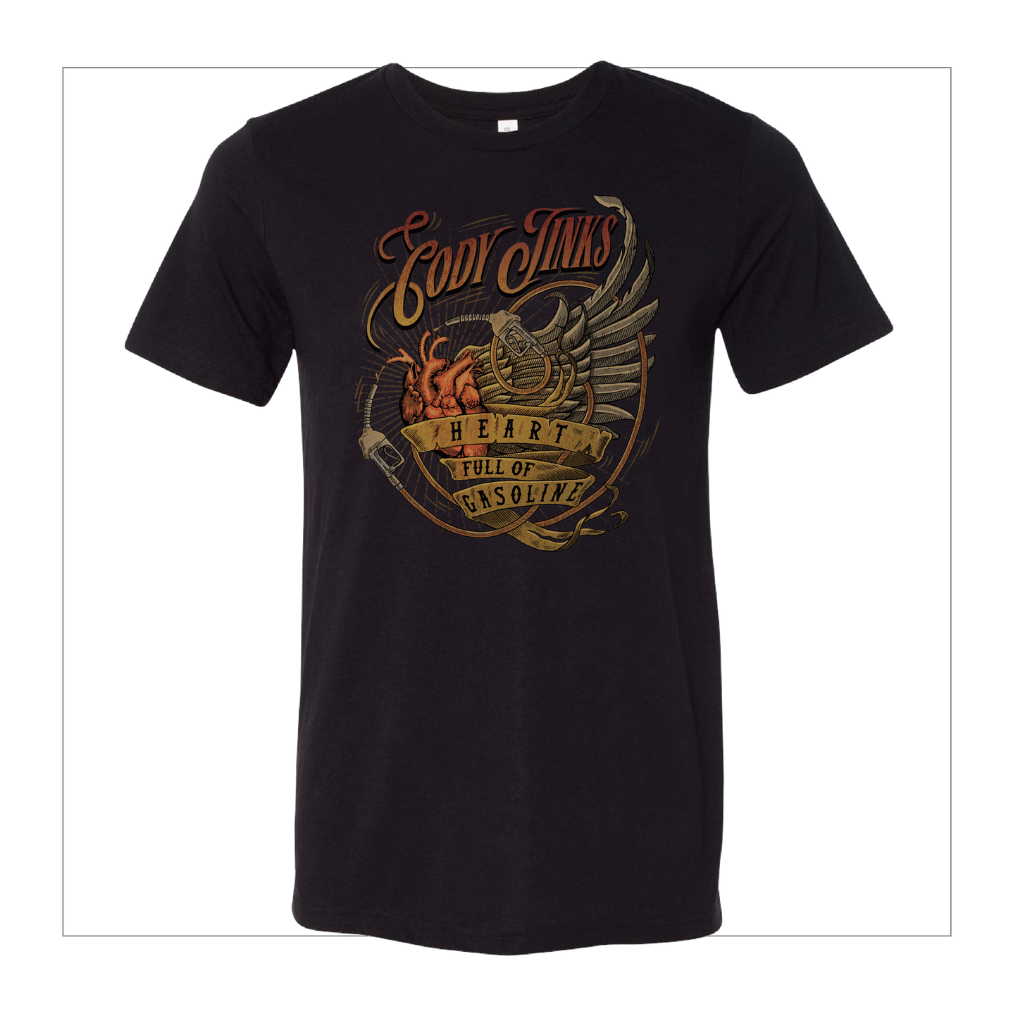 T-Shirt - "Heart Full Of Gasoline"