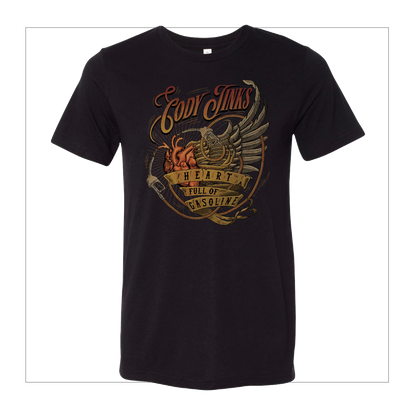 T-Shirt - "Heart Full Of Gasoline"