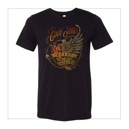 T-Shirt - "Heart Full Of Gasoline"