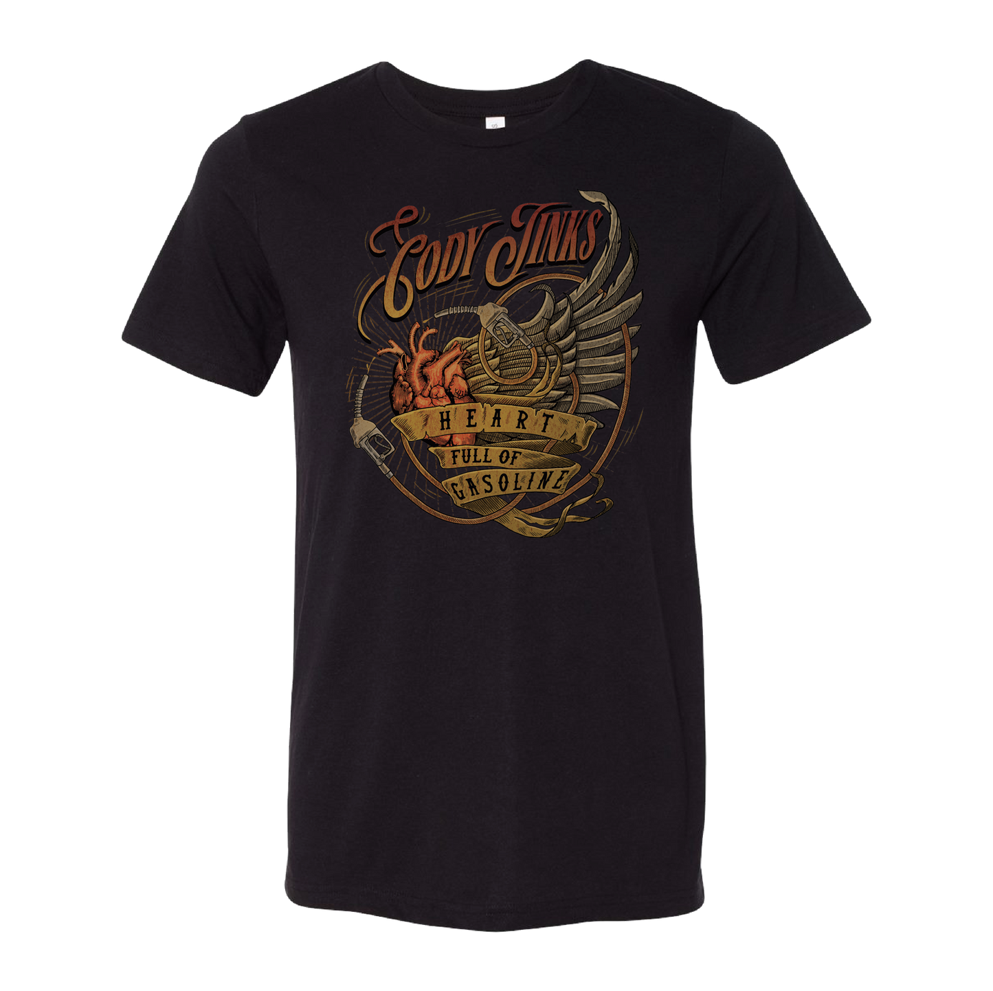 T-Shirt - "Heart Full Of Gasoline"