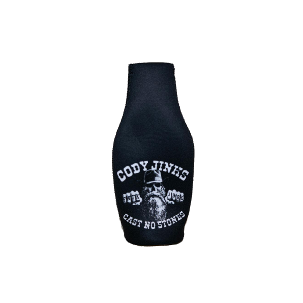 Cast No Stones Bottle Koozie