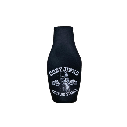 Cast No Stones Bottle Koozie