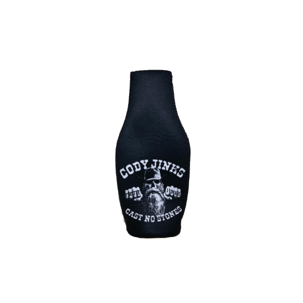 Cast No Stones Bottle Koozie