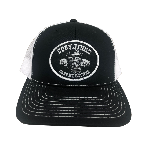 CNS Patch  Blk/White Hat