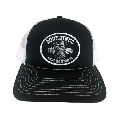 CNS Patch  Blk/White Hat