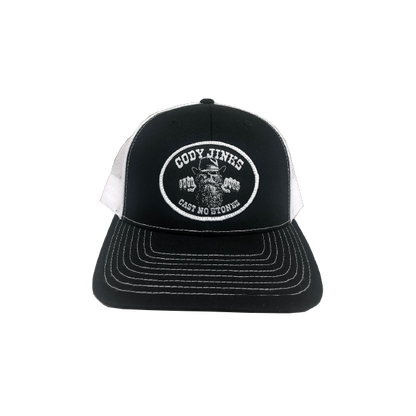 CNS Patch  Blk/White Hat