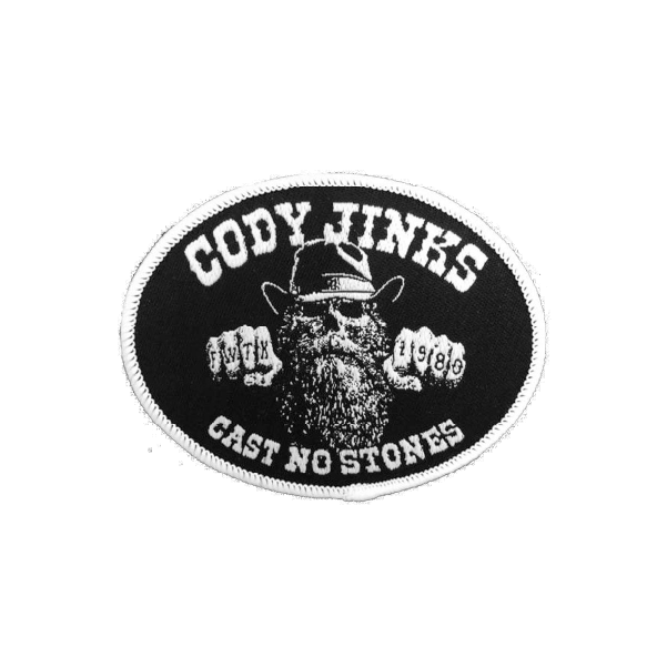 Cast No Stones Woven Patch