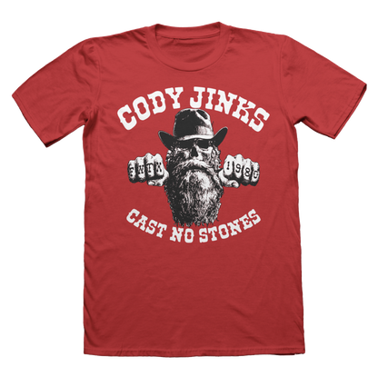 Cast No Stones Red shirt
