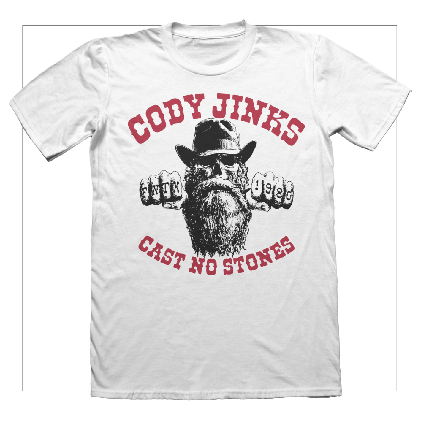 Cast No Stones White shirt