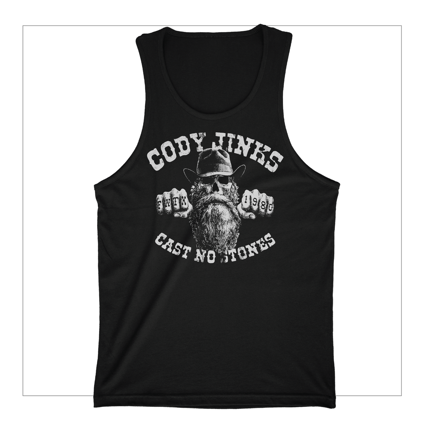 T-Shirt - Tank: "Cast No Stones"