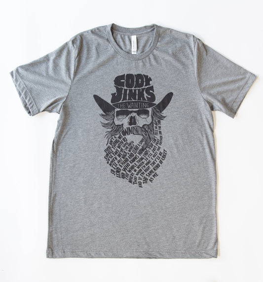 T-SHIRT "The Wanting" Lyric Beard shirt