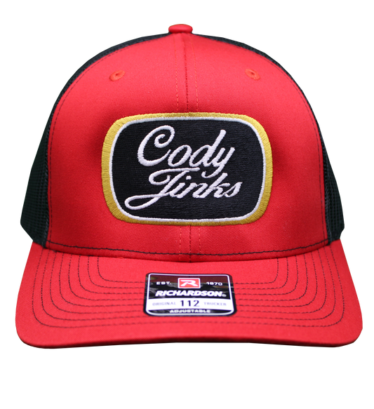 Red/Blk Patch Hat