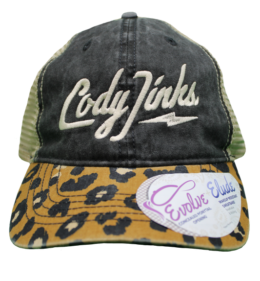 Ladies Cheetah Print Hat
