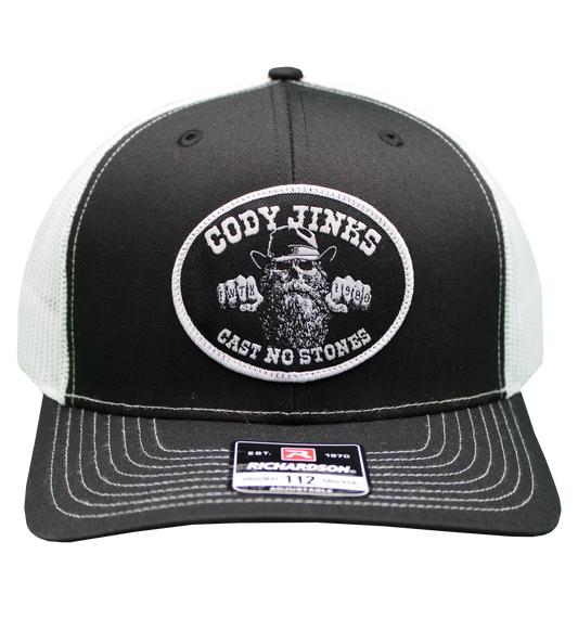 CNS Patch  Blk/White Hat