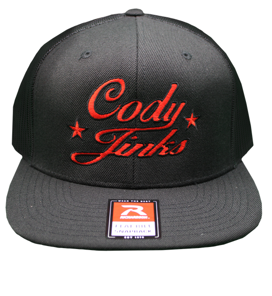 Script Flatbill BLACK Hat