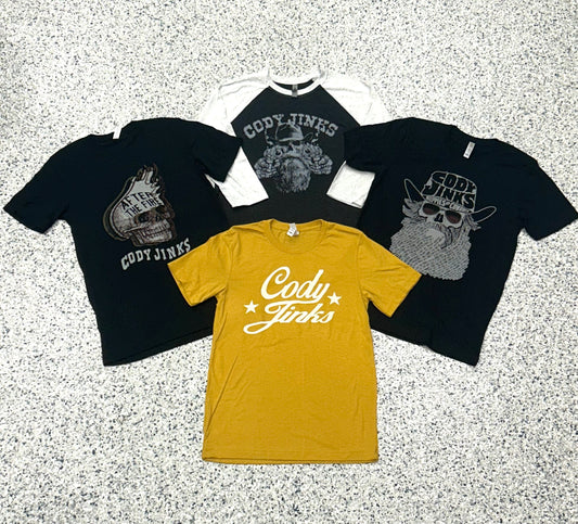 OCT BUNDLE: ATF Shirt -CNS3/4Slve- Mustard Shirt and Hippies Blk Shirt