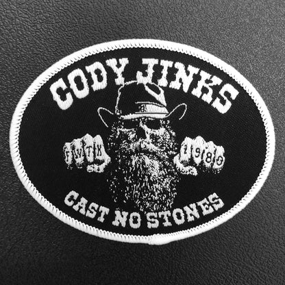 Cast No Stones Woven Patch