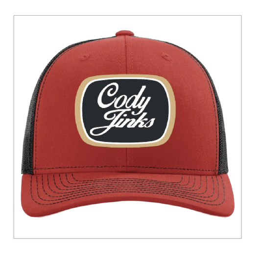 Red/Blk Patch Hat