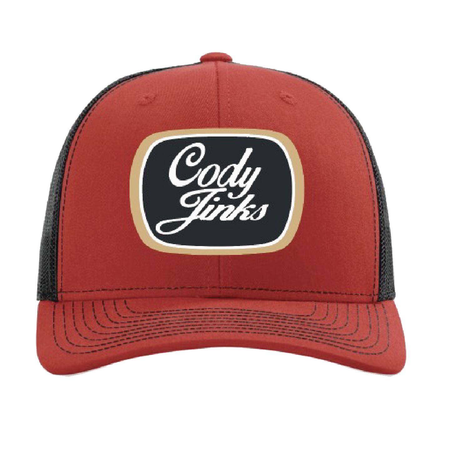 Red/Blk Patch Hat