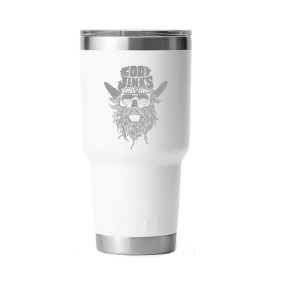 CJ BEARD 30oz White Tumbler