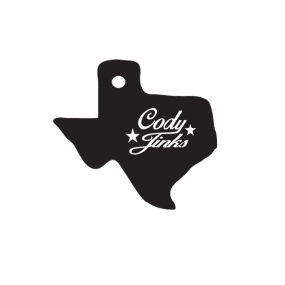 Script Black Foam Tx Key Tags