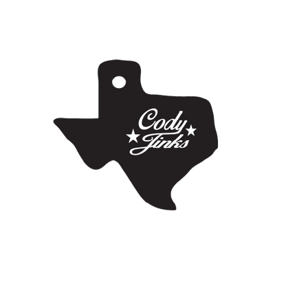 Script Black Foam Tx Key Tags