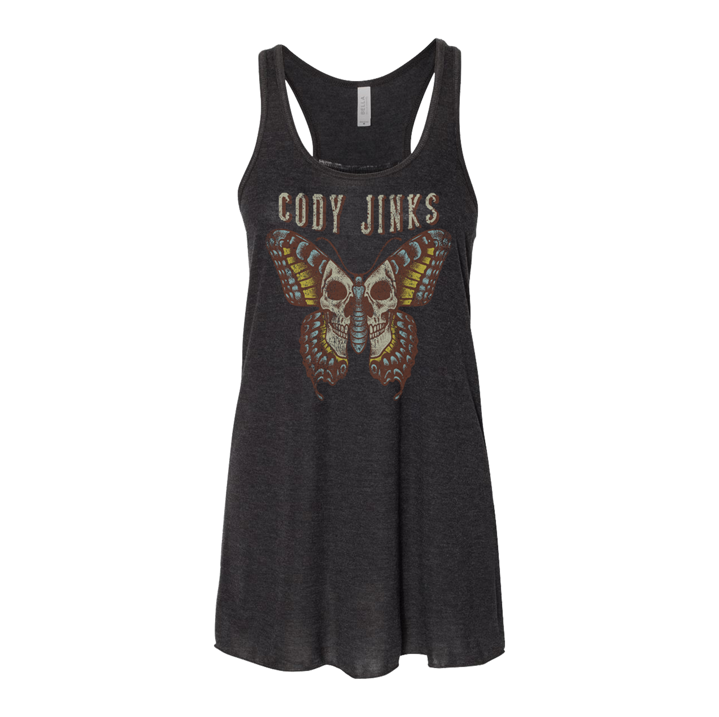 Butterfly Skull Ladies Tank