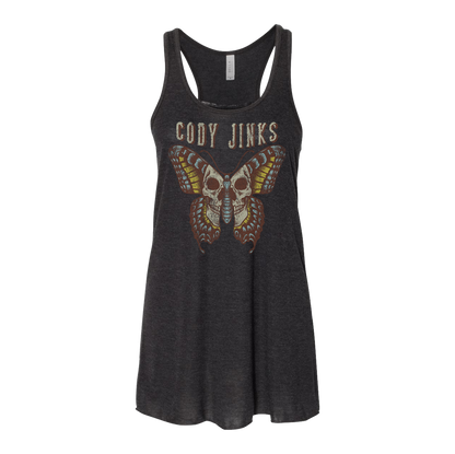 Butterfly Skull Ladies Tank