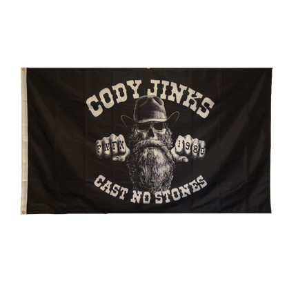 Cast No Stones 3'x5' Flag