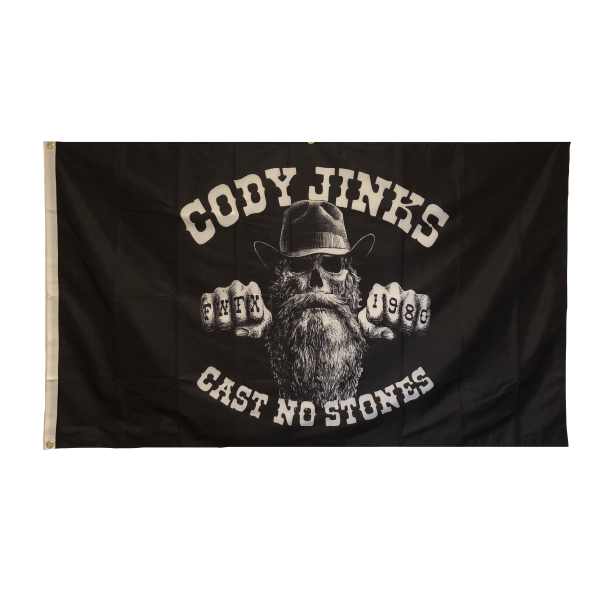 Cast No Stones 3'x5' Flag