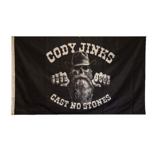 Cast No Stones 3'x5' Flag