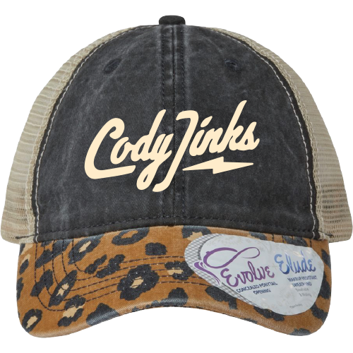 Cody Jinks Ladies Cheetah Print Hat