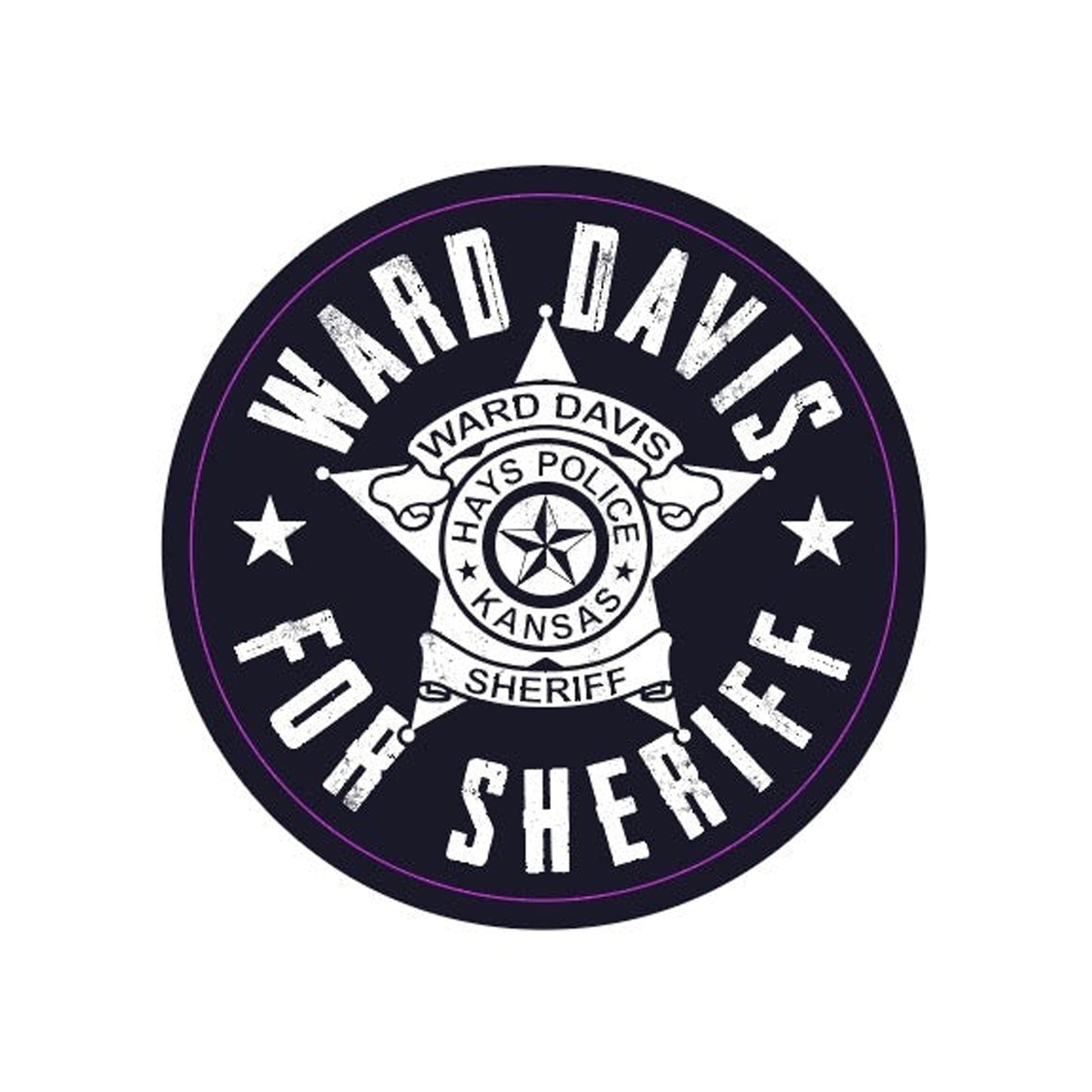 Sticker - "Ward Davis for Sheriff"