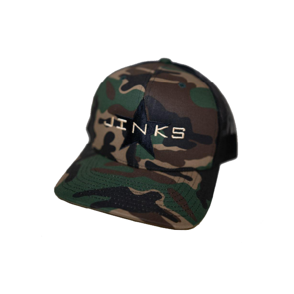 Green Camo Star Patch Hat