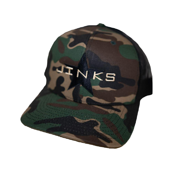 Green Camo Star Patch Hat