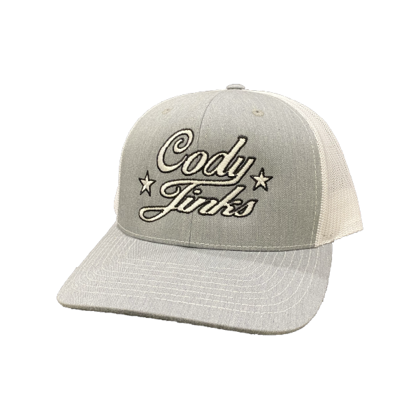 Light Grey Cody Jinks Script Hat