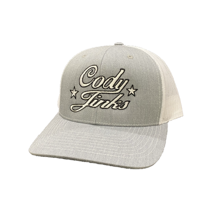 Light Grey Cody Jinks Script Hat