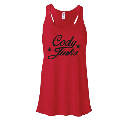 Script Ladies Red Tank