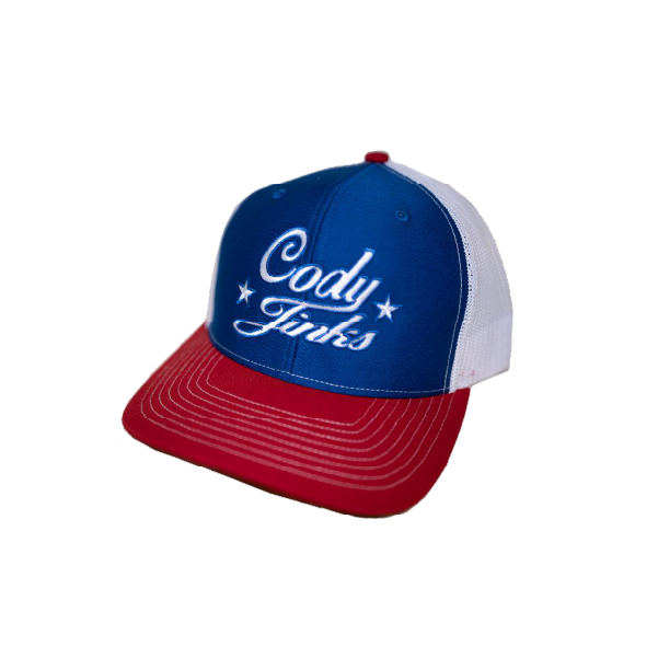 Red, White, & Blue Cody Jinks Script Hat