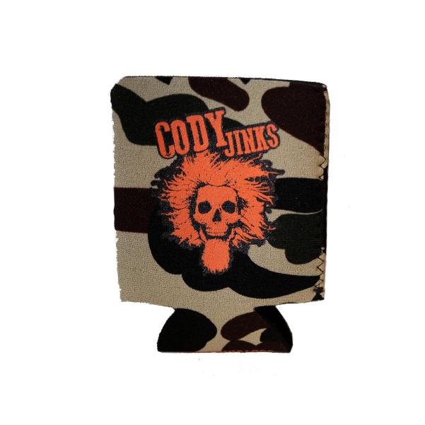 Camo Skull Koozie